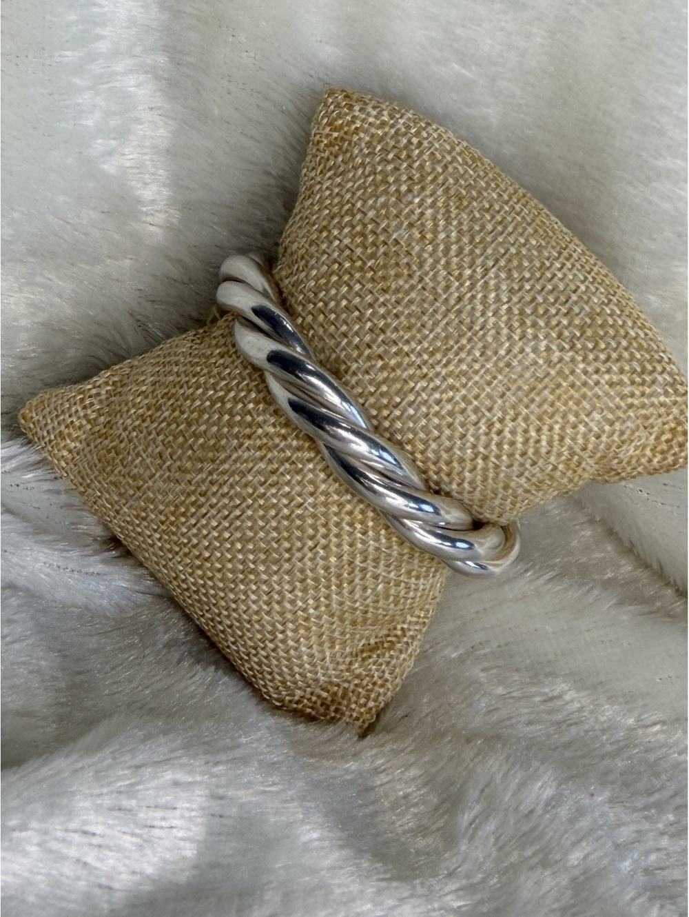 Vintage Silpada Vintage Twisted Cable Cuff Bracelet B0014